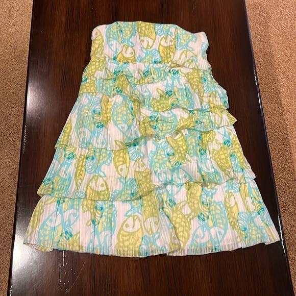 Lilly Pulitzer Dresses & Skirts - *Last call!* Lilly Pulitzer Arden Off the Hook Strapless Dress Size 4